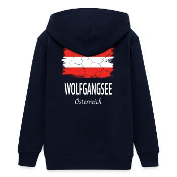 Lac Wolfgang - Veste à capuche ado bio Stanley/Stella - marine - Dos - AI Model Teenager Male light (155cm)