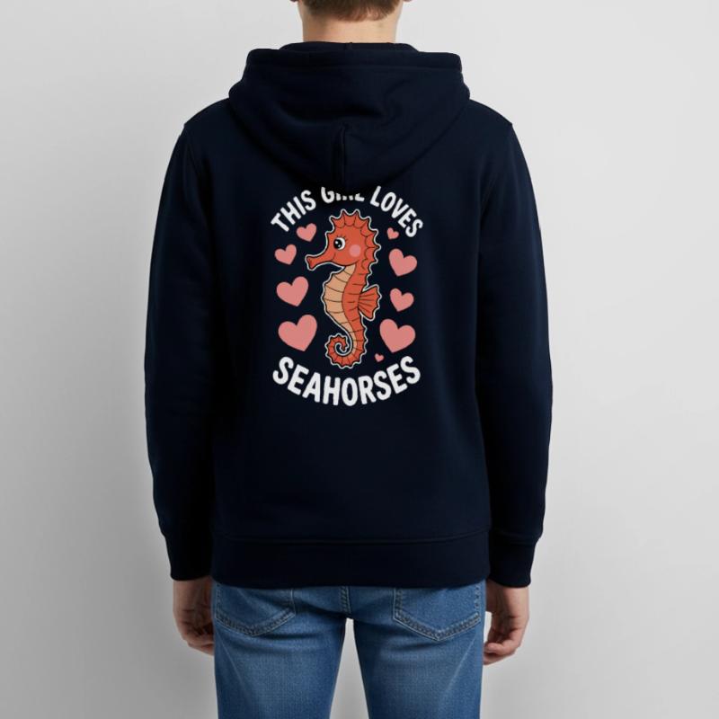 Seepferdchen Spruch Lustiges Seepferdchen Geschenk Teenager Organic Kapuzenjacke Mini Cultivator von Stanley/Stella