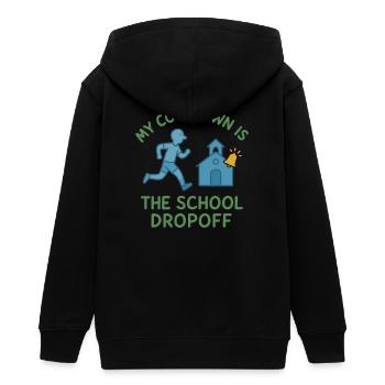 Laufende Mama, Papa, Joggende Eltern - Teenager Organic Kapuzenjacke Mini Cultivator von Stanley/Stella - Schwarz - Hinten - AI Model Teenager Male light (155cm)