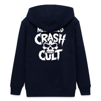 Nouveau Crâne Crash Cut de la Guilde - Veste à capuche ado bio Stanley/Stella - marine - Dos - AI Model Teenager Male light (155cm)