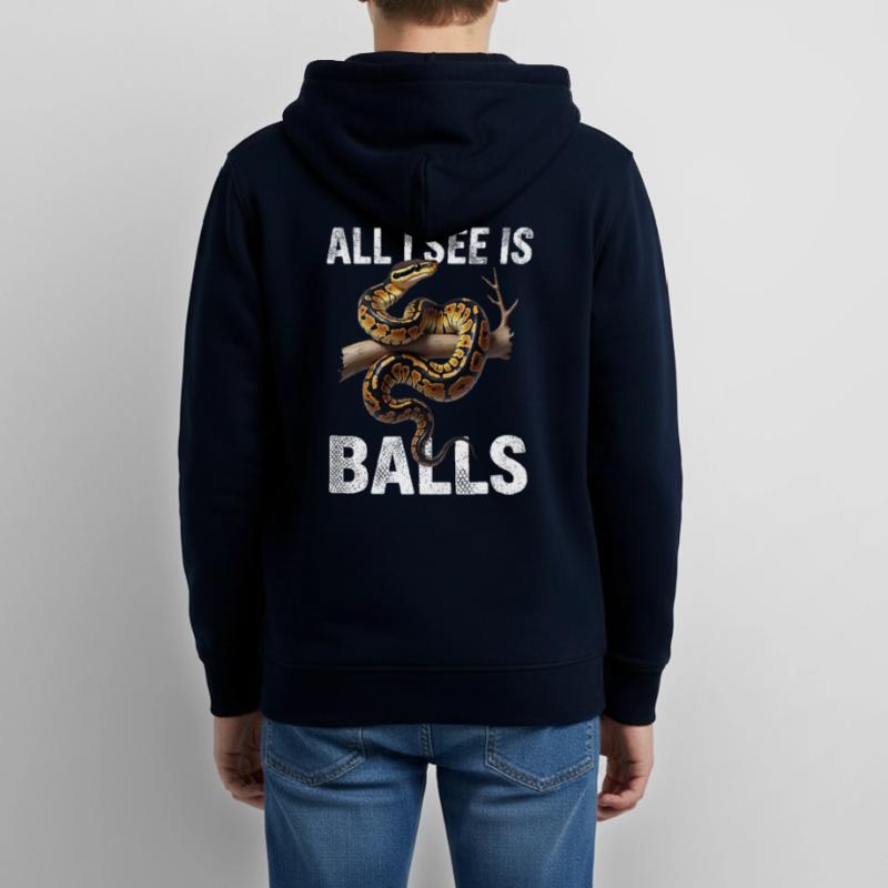 Python roi Serpents Amateurs de terrarium Python Veste à capuche ado bio Stanley/Stella