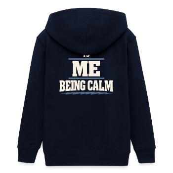 Perimenopause Humor Perimenopause - Teenager Organic Kapuzenjacke Mini Cultivator von Stanley/Stella - Navy - Hinten - AI Model Teenager Male light (155cm)