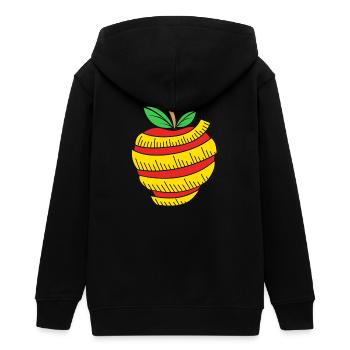 Nahrungsmittel Ernährung Lebensmittel - Teenager Organic Kapuzenjacke Mini Cultivator von Stanley/Stella - Schwarz - Hinten - AI Model Teenager Male light (155cm)