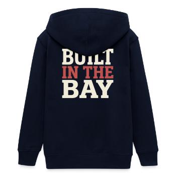 Mechanikerlehrling Lehrling Mechanikerwerkstatt - Teenager Organic Kapuzenjacke Mini Cultivator von Stanley/Stella - Navy - Hinten - AI Model Teenager Male light (155cm)