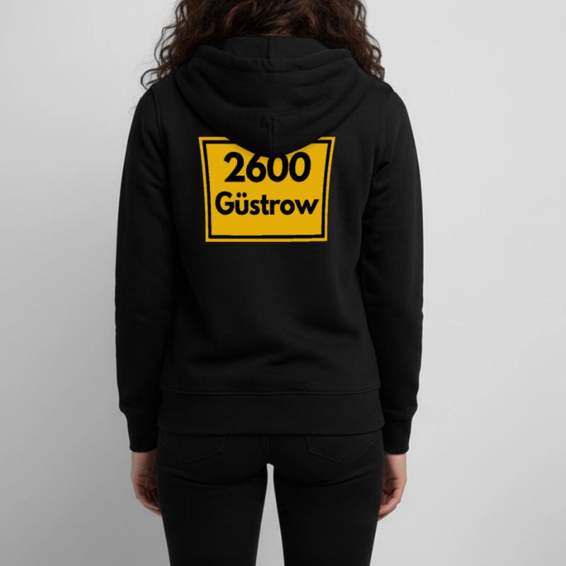 OLD POSTCODE ZIP CODE 2600 GÜSTROW RENAISSANCE Teens Organic Zip-up Hoodie by Stanley/Stella