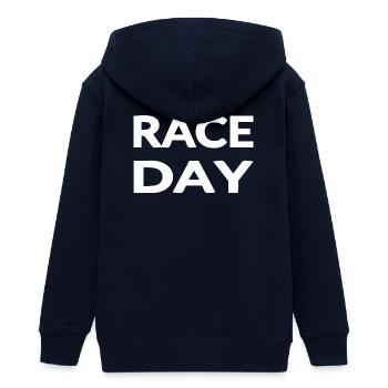 Auto - Teenager Organic Kapuzenjacke Mini Cultivator von Stanley/Stella - Navy - Hinten - AI Model Teenager Male light (155cm)