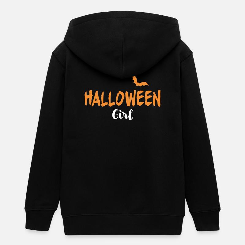 Costume de fille d’Halloween - Veste à capuche ado bio Stanley/Stella - noir