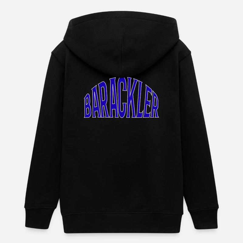 Barackler - Veste à capuche ado bio Stanley/Stella - noir