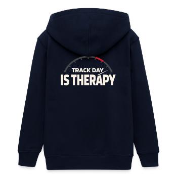 Track Day Bremsstaub Hpde Track Car Autocross - Teenager Organic Kapuzenjacke Mini Cultivator von Stanley/Stella - Navy - Hinten - AI Model Teenager Male light (155cm)