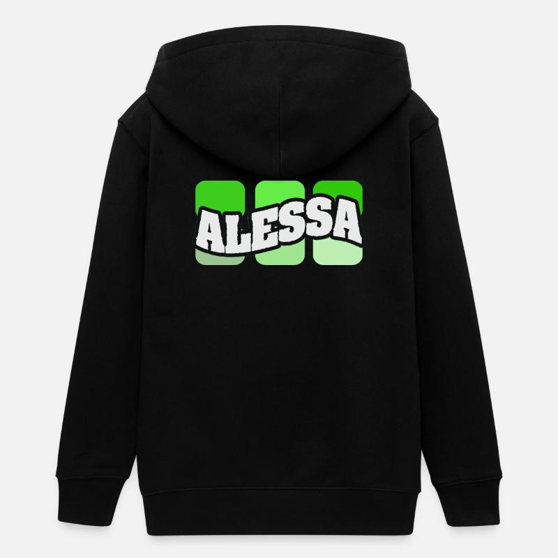 Cadeau pour Alessa - Veste à capuche ado bio Stanley/Stella - noir