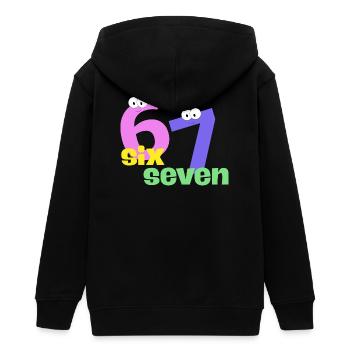 Tendance Six Seven - Veste à capuche ado bio Stanley/Stella - noir - Dos - AI Model Teenager Male light (155cm)