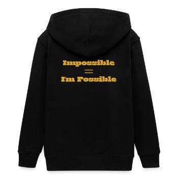 Konstruktionsdaten fehlen - Teenager Organic Kapuzenjacke Mini Cultivator von Stanley/Stella - Schwarz - Hinten - AI Model Teenager Male light (155cm)