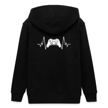 gaming gamer Arcade Gaming game  - Teenager Organic Kapuzenjacke Mini Cultivator von Stanley/Stella - Schwarz - Hinten - AI Model Teenager Male light (155cm)