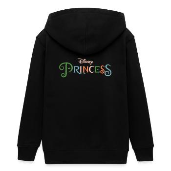 Disney Prinzessinnen Schriftzug Mit Logo - Teenager Organic Kapuzenjacke Mini Cultivator von Stanley/Stella - Schwarz - Hinten - AI Model Teenager Male light (155cm)