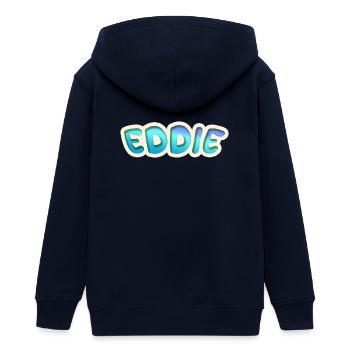 Profession Eddie - Veste à capuche ado bio Stanley/Stella - marine - Dos - AI Model Teenager Male light (155cm)