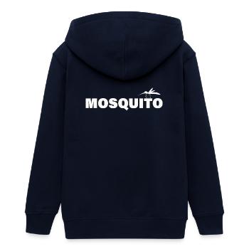 MOUSTIQUE - Veste à capuche ado bio Stanley/Stella - marine - Dos - AI Model Teenager Male light (155cm)