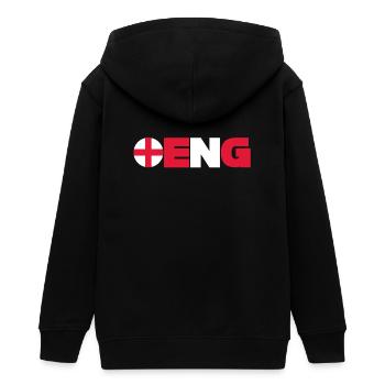 Angleterre - Veste à capuche ado bio Stanley/Stella - noir - Dos - AI Model Teenager Male light (155cm)