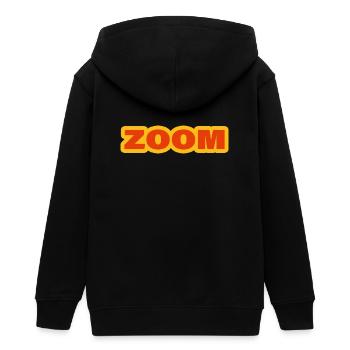 ZOOM - Teenager Organic Kapuzenjacke Mini Cultivator von Stanley/Stella - Schwarz - Hinten - AI Model Teenager Male light (155cm)