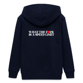 Auto - Teenager Organic Kapuzenjacke Mini Cultivator von Stanley/Stella - Navy - Hinten - AI Model Teenager Male light (155cm)