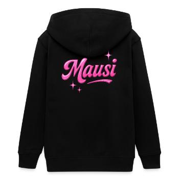 Mausi / Y2K Style - Teenager Organic Kapuzenjacke Mini Cultivator von Stanley/Stella - Schwarz - Hinten - AI Model Teenager Male light (155cm)