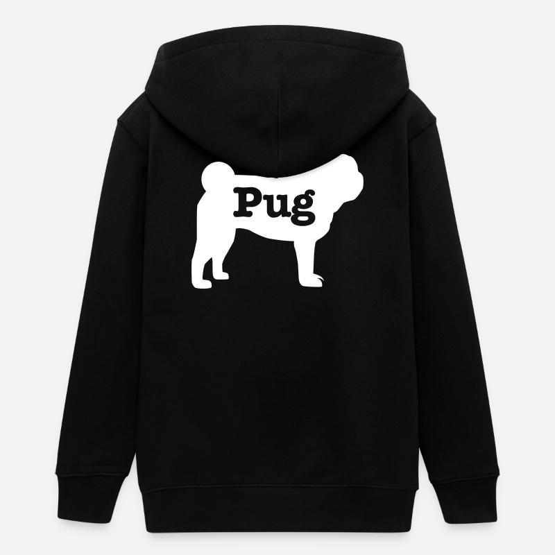 Carlin - Veste à capuche ado bio Stanley/Stella - noir