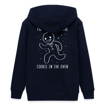 Werdende Väter Werdender Papa - Teenager Organic Kapuzenjacke Mini Cultivator von Stanley/Stella - Navy - Hinten - AI Model Teenager Male light (155cm)
