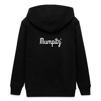 Mumpitz - Teenager Organic Kapuzenjacke Mini Cultivator von Stanley/Stella - Schwarz - Hinten - AI Model Teenager Male light (155cm)