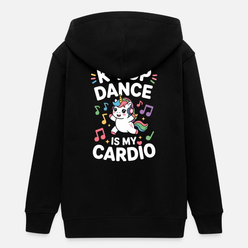 K-Pop Danse Drôle Corée - Veste à capuche ado bio Stanley/Stella - noir