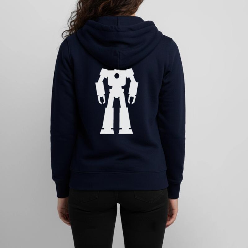 Robots – AI Technology Sci-Fi Nerd Design Teens Organic Zip-up Hoodie by Stanley/Stella