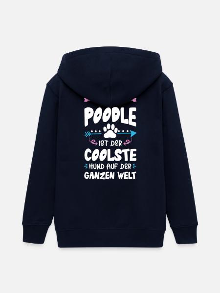 pudel hund spruch - Teenager Organic Kapuzenjacke Mini Cultivator von Stanley/Stella - 