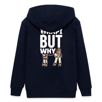 Okapi-liebhaber Okapi-tier Seltene Tierweltliebe - Teenager Organic Kapuzenjacke Mini Cultivator von Stanley/Stella - Navy - Hinten - AI Model Teenager Male light (155cm)