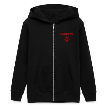 Lärzklopfen_red - Teenager Organic Kapuzenjacke Mini Cultivator von Stanley/Stella - Schwarz - Vorne - AI Model Teenager Male light (155cm)
