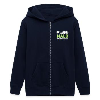 Waldbademeister für das Waldbaden im Waldbad - Teenager Organic Kapuzenjacke Mini Cultivator von Stanley/Stella - Navy - Vorne - AI Model Teenager Male light (155cm)