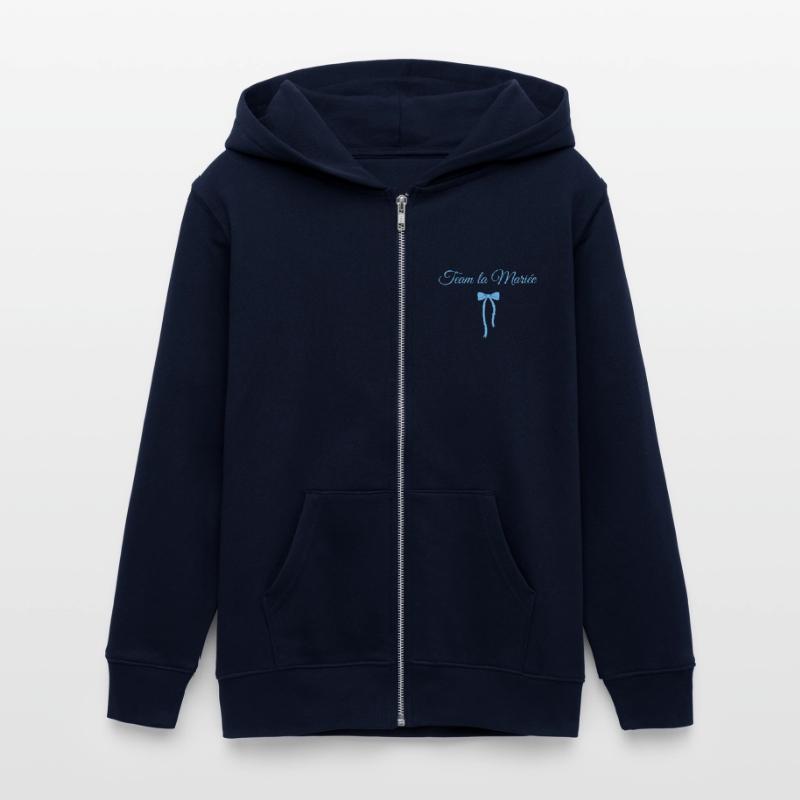 Team Die Braut Blaue Schleife Teenager Organic Kapuzenjacke Mini Cultivator von Stanley/Stella