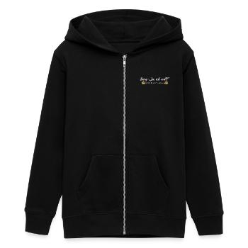 Sarg Ja, ich will, lustiger Spruch JGA, Heirat - Teenager Organic Kapuzenjacke Mini Cultivator von Stanley/Stella - Schwarz - Vorne - AI Model Teenager Male light (155cm)