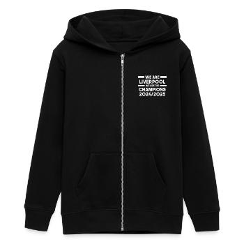 Liverpool Liverpool Meister - Teenager Organic Kapuzenjacke Mini Cultivator von Stanley/Stella - Schwarz - Vorne - AI Model Teenager Male light (155cm)