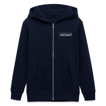 Mommy / Mama / Mutterliebe / Supermama / Muttertag - Teenager Organic Kapuzenjacke Mini Cultivator von Stanley/Stella - Navy - Vorne - AI Model Teenager Male light (155cm)