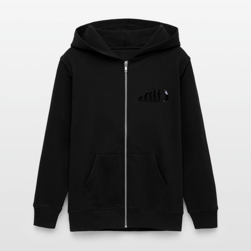 evolution_golf_b_2c Teenager Organic Kapuzenjacke Mini Cultivator von Stanley/Stella