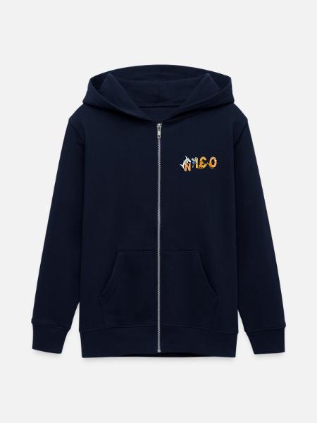 Nico - Teenager Organic Kapuzenjacke Mini Cultivator von Stanley/Stella - Schwarz