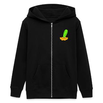 Kaktus Pflanze Stachelig Stacheln Wüsten Kakteen - Teenager Organic Kapuzenjacke Mini Cultivator von Stanley/Stella - Schwarz - Vorne - AI Model Teenager Male light (155cm)