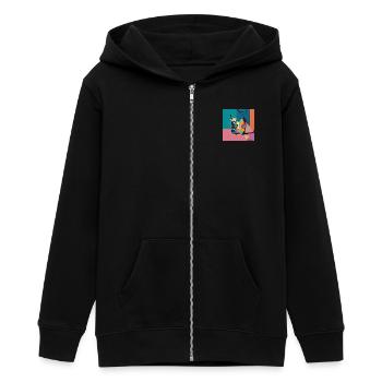 Du siehst durstig aus - Teenager Organic Kapuzenjacke Mini Cultivator von Stanley/Stella - Schwarz - Vorne - AI Model Teenager Male light (155cm)