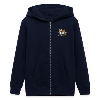 Cuire - Veste à capuche ado bio Stanley/Stella - marine - Devant - AI Model Teenager Male light (155cm)