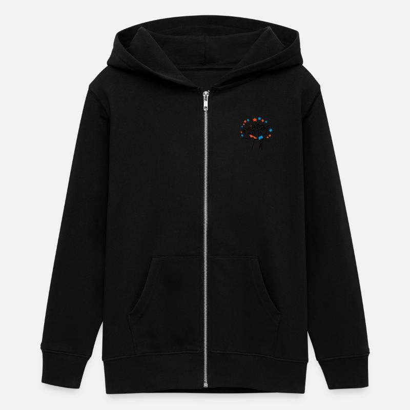 Tanzmaus | Danse T-shirt - Veste à capuche ado bio Stanley/Stella - noir