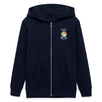 Sternzeichen Widder - Teenager Organic Kapuzenjacke Mini Cultivator von Stanley/Stella - Navy - Vorne - AI Model Teenager Male light (155cm)