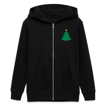 cadeau noel pour cadeaux - Veste à capuche ado bio Stanley/Stella - noir - Devant - AI Model Teenager Male light (155cm)