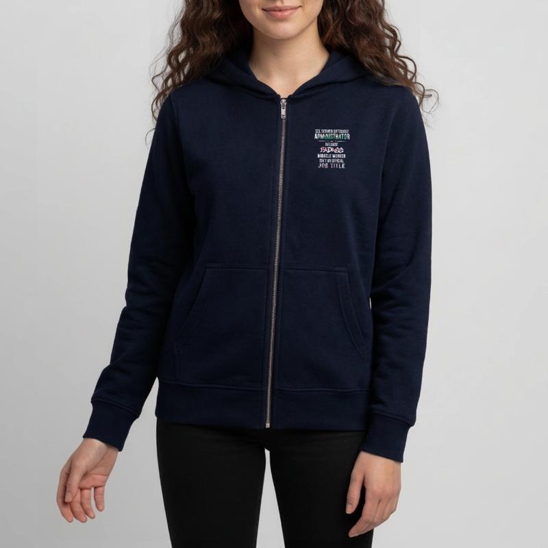 SQL Server Database Administrator - SQL Server Teens Organic Zip-up Hoodie by Stanley/Stella