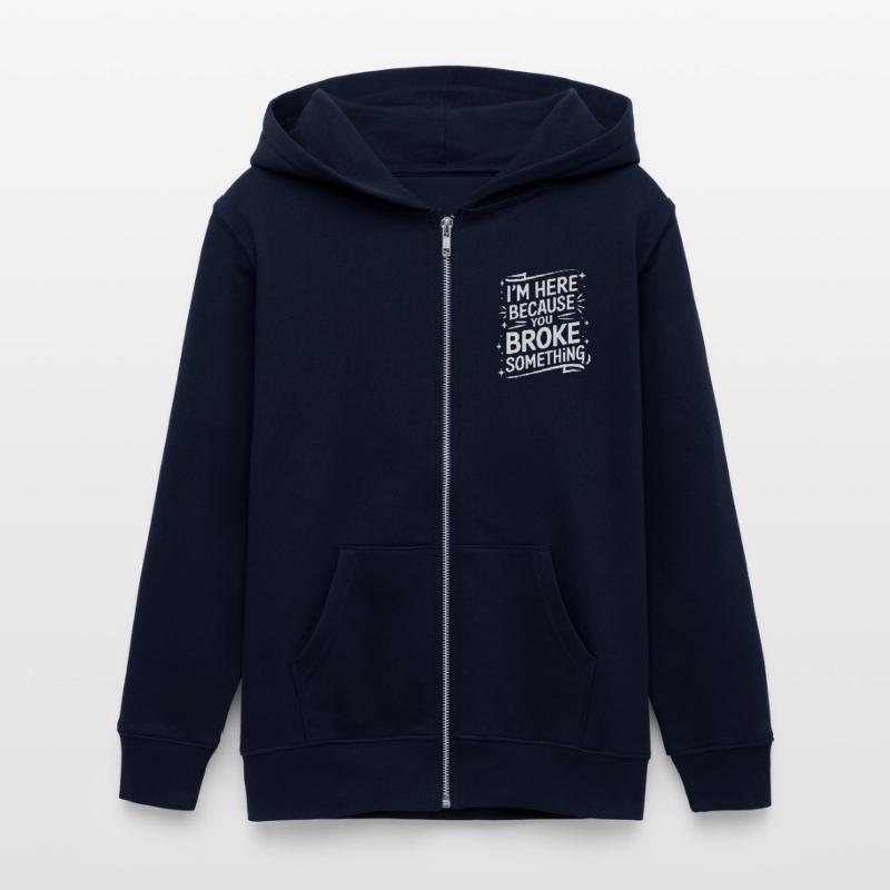 Technischer Support Computerfreak Nerd Teenager Organic Kapuzenjacke Mini Cultivator von Stanley/Stella