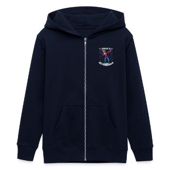 Dabbing Nussknacker Weihnachten Geschenk Dab - Teenager Organic Kapuzenjacke Mini Cultivator von Stanley/Stella - Navy - Vorne - AI Model Teenager Male light (155cm)