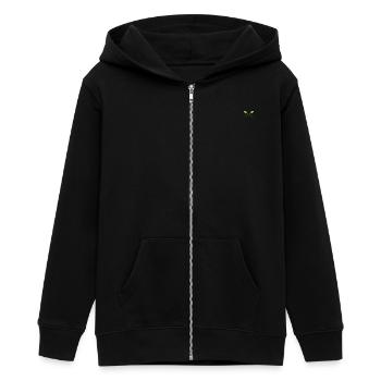 Gartenbau Schaufel Gärtner Landschaftsbau Pocket - Teenager Organic Kapuzenjacke Mini Cultivator von Stanley/Stella - Schwarz - Vorne - AI Model Teenager Male light (155cm)