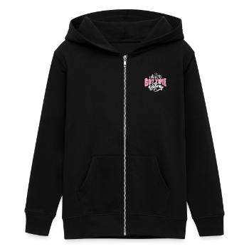 Je n'ai pas de temps pour le drame - Veste à capuche ado bio Stanley/Stella - noir - Devant - AI Model Teenager Male light (155cm)